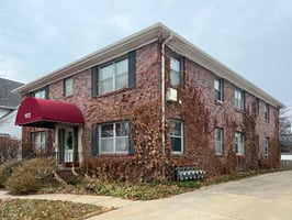 Two-stories brick building